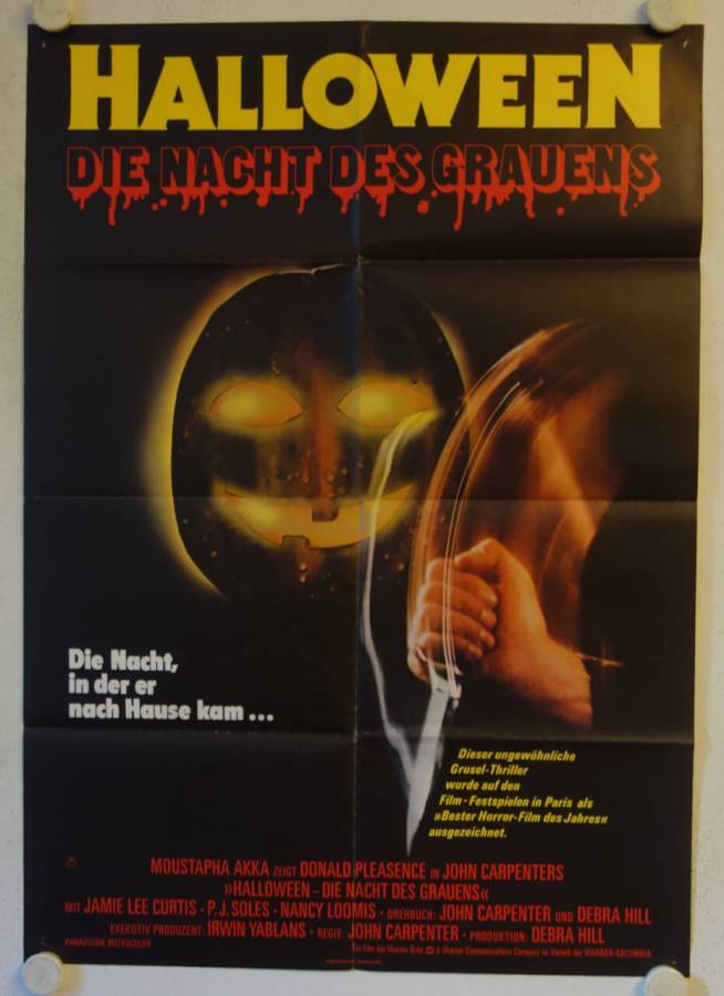 Halloween original release german movie poster